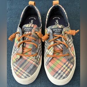 Sperry Women’s Multicolor Plaid Sneakers